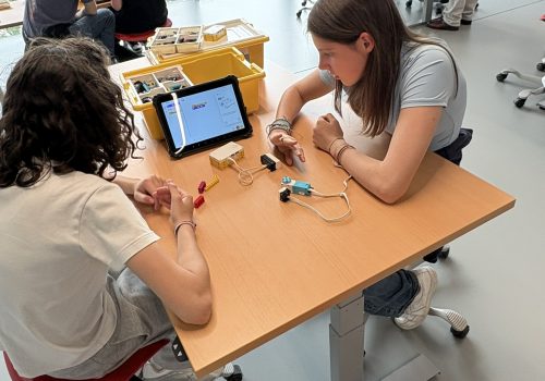 Les 3eA en pleine recherche scientifique à Genève Les 3eA en pleine recherche scientifique à Genève