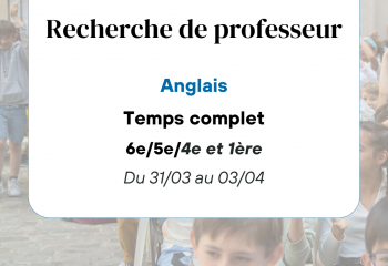 Recherche prof anglais mars 2026-2 Recherche prof anglais mars 2026-2